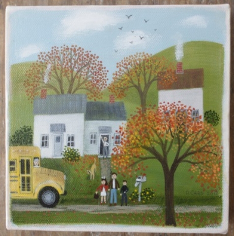 The Bus is Here! 6x6 - SALE