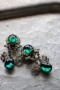 Vintage Emerald Dreams Earrings - SALE