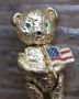 Teddy And His Flag Pin