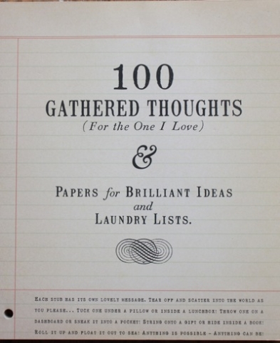 Gathered Thoughts - To One I Love