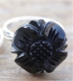 Tiny Flower Black - Size 6 - SALE