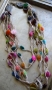 Silk & Bead Tumble Necklace 