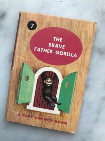 The Brave Father Gorilla... - Vintage Mini Book