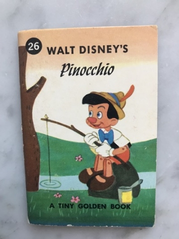 Pinocchio - Vintage Disney Mini Book