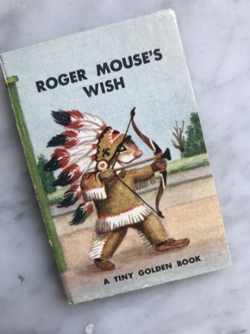 Roger Mouse's Wish - Vintage Mini Book