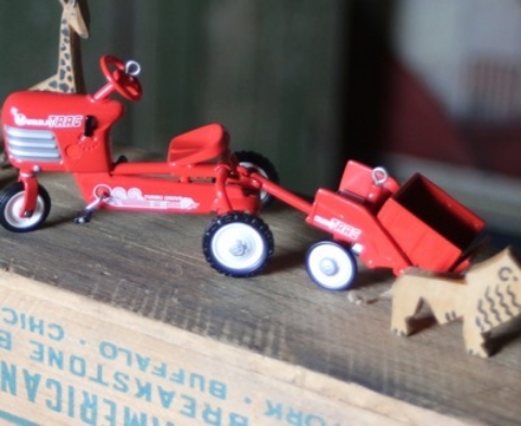 Mini Tractor Set - Vintage - SALE