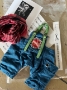 Faye Overalls – Blues & Berry Set
