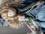 Ann-Stiena & Tedly - OOAK Felt Art Doll 75cm/29.5" - SALE