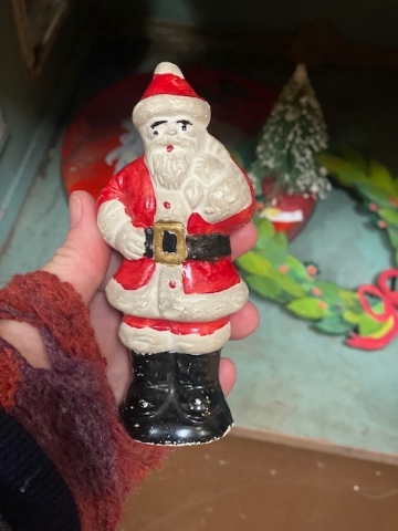 Vintage Chalkware Santa #2