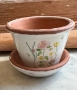 Picture of Garden Floral Cache Pot and Dish