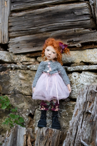 Picture of COLINE - 45CM/17.75" - Kunst Puppen by Zergnase