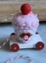 Picture of Pinky Cakes - a wee toy - OOAK by Jody Battaglia