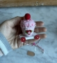 Picture of Pinky Cakes - a wee toy - OOAK by Jody Battaglia