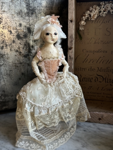 Picture of Winsome Adeline - ooak Art Doll by Nicol Sayre