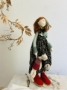 Picture of Annike & Kitty Greenbrier - Art Doll & Toy Set by Zwergnase  22.5" / 58cm