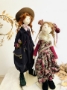 Picture of Lotte Plum with Her Teddy -  Art Doll & Toy Set by Zwergnase 21.5" / 52cm