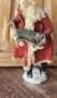 Picture of OOAK Santa & His Tuxedo Cat - Folk Art Santa by Debbee Thibault - inquire for price