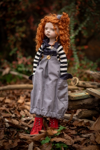 Picture of LE Winter '24 - MINOU #2 - 70cm/27.5" - Zwergnase KunstPuppen Art Doll - ARRIVING SOON