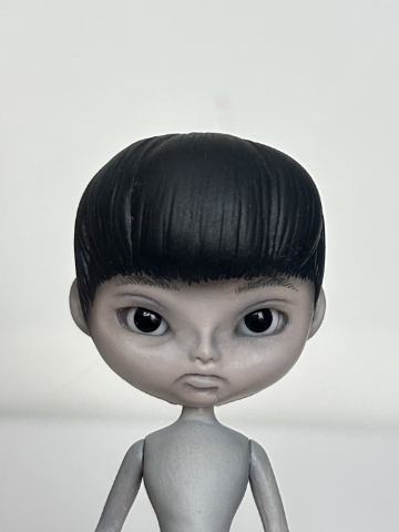 Picture of "Toshio" Ghost - Sculpted Petite Blythe by DREXLER