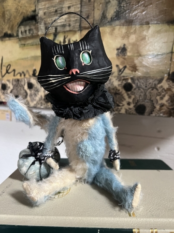 Picture of Kitty All Hallows Treats - ooak by Letty Worley SALE