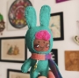 Picture of Mini Camille Green Bunny  - original by Cor - M for Monkey 