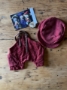 Picture of FAYE OVERALLS & CAP SET – Garnet CORDS ooak Set by Alice's Tears - SALE