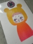 Picture of Camille Teddy Bear Sunny  - original illustration by Cor - M for Monkey