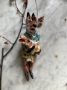 Picture of A Foxy Dear Ornament  - ooak by Julie Whitmore 