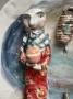 Picture of Moon & Fox Loves Platter  - ooak by Julie Whitmore