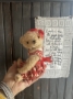 Picture of Lottie the Bear OOAK – 9” – by Jennifer Murphy