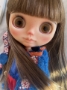 Picture of "Kira" Stock Raspberry Sorbet Custom Blythe by Cecilia Fioravanti 