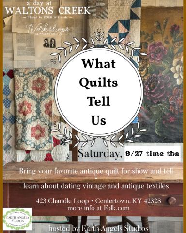 Picture of WORKSHOP: What Quilts Tell Us, 9/27, time TBA - KENTUCKY