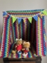 Picture of "Ric Rac Stripes"  - Play & Display OOAK Tent by Tim Purk