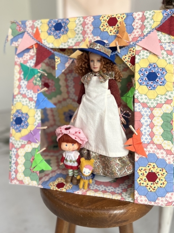 Picture of "Hexie Patchwork" - Play & Display OOAK Tent by Tim Purk