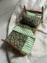 Picture of Bed Set Double - Florals & Stripes - ooak by Tim Purk