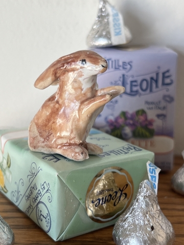 Picture of Wee Rabbit  - ooak by Julie Whitmore