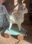 Picture of Lambie Pull-toy - ooak by Ilaria Giostrella  