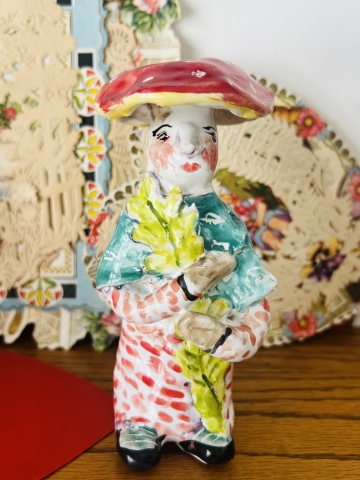 Picture of Miss Amanita Von Mushroom - OOAK by Julie Whitmore