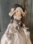 Picture of Her Winter Wishes - by Nicol Sayre ooak folk doll - SALE
