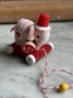 Picture of Emmy Pinks -  OOAK Wee Pulltoy - by Jody Battaglia 