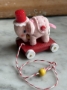 Picture of Emmy Pinks -  OOAK Wee Pulltoy - by Jody Battaglia 