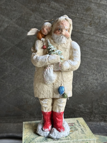 Picture of Good Tidings Santa - by Debbee Thibault 