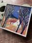 Picture of "Aarran Cottage" - 6x6 original art by Nikki Monaghan