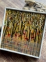 Picture of "Golden Woodland the Herd" - 6x6 original art by Nikki Monaghan