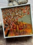 Picture of "Golden Sparkle Gathering" - 6x6 original art by Nikki Monaghan
