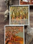 Picture of "Golden Sparkle Gathering" - 6x6 original art by Nikki Monaghan