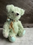 Picture of Minty - 9" ooak art teddy bear by Pussman & Co