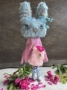 Picture of Bunny Blythe "Pinks" - ooak by Letty Worley wearing Alice's Tears Fashion 