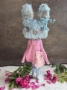 Picture of Bunny Blythe "Pinks" - ooak by Letty Worley wearing Alice's Tears Fashion 