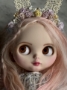 Picture of "Candy Bunny" - Custom Blythe by Jolly Roger Dolls wearing Moshi Moshi Fashion